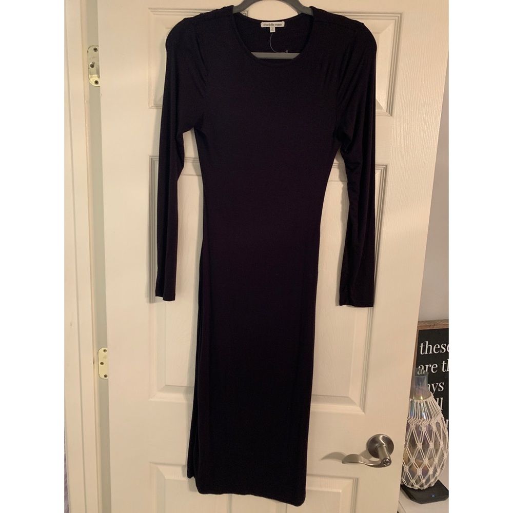 Open back midi dress